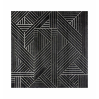 Modern Monochrome Frameless Design Black And White Wall Art 100cm