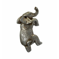 Elephant Pot Hanger Silver (2pk)