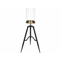 Rowan Clear And Black Tripod Hurricane Medium