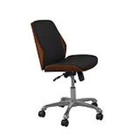 Universal Swivel Office Chair Walnut