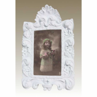 White Clay Paint Photo Frame