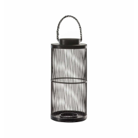 Bamboo Lantern Black Small