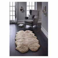Origins Genuine Hand Finished Sheepskin Super Soft Mink Double Rug 70x175cm