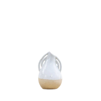White Emani Vase White 90x80x120mm