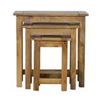 Solid Wood Set Of 3 Nesting Tables