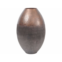 Fuse Dark Bronze Two Tone Hammered Aluminium Large Vase