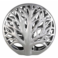 Medium Silver Tree Disk Decoration