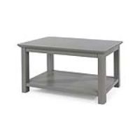 Modern Classy Small Grey Finished Low Shelf Living Room Center Coffee Table 45.5x80cm