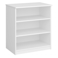 Alba 3 Drawer Bookcase White