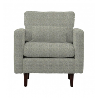 Retro Style Ferroli Spring Textured Chenille Upholstered Living Room Sofa Armchair 88x86cm