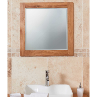 Bathroom Collection Solid Oak Mirror (Large)