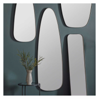 Modern Style Pewter Portrait And Landscape Bursa Wall Mirror 155 x 50cm