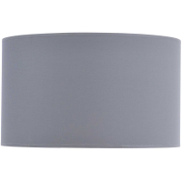Grey and Silver Lined Drum 20in Lampshade