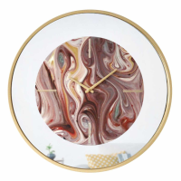 Telford Red Coral Wall Clock 60x60cm