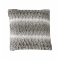 Faux Fur Cushion Grey