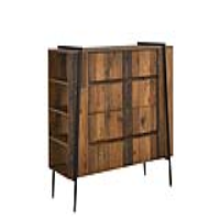 Modern Style Oak Wood 4 Drawer 8 Shelf Living Room Chest Of Drawers 103 x 120cm
