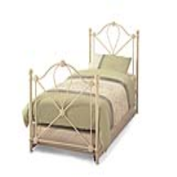 Guest 90 Cm Ivory Metal Guest Bed