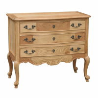 Natural Wood Colour Chest of Three Drawers