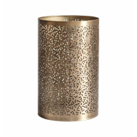Hurricane Vase Brass