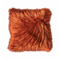 Faux Cushion Burnt Orange