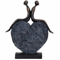 Couple's Love Heart Sculpture