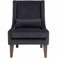 Benson Grey Velvet Occasional Chair