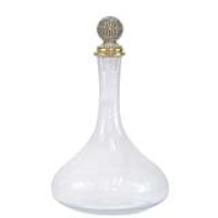 Milano Gold Glass Decanter