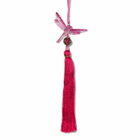 Fuchsia Dragonfly With Tassel