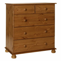 Copenhagen 2 + 3 Deep Drawer Chest in Pine