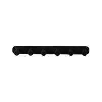 Wall Hooks x6 Black