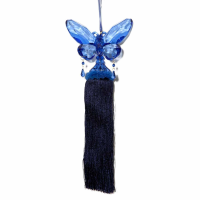 Blue Butterfly With Tassel