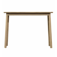 Simple Natural Grain Oak Finish Living Room Console Hall Table 80x110cm