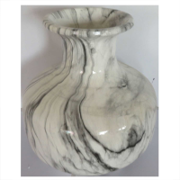 Marble Squat Vase