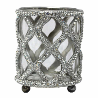 Glitz And Glass 10cm Tealight Holder