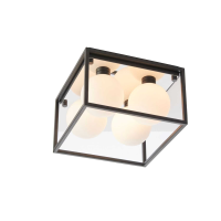Holderness Bathroom 4 Ceiling Light Black