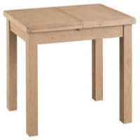 Modern Style Oak Wood 4 To 6 Seater Butterfly Extension Mechanism Kitchen Dining Room Table 78 x 125cm