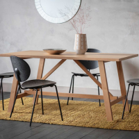 Modern Style Oak Wood Rectangular Kitchen Dining Room Table 76 x 160cm