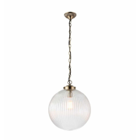 Modern Antique Large Clear Glass Ceiling And Wall Pendant Light 100 x35cm