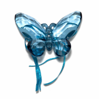 Turkish Blue Butterfly With Ribbon