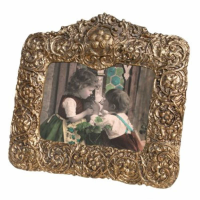 Gold Gilt Leaf Landscape Photo Frame