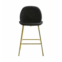 Stool Black Velvet (2pk)