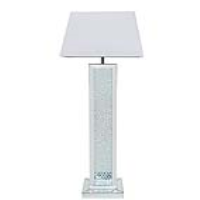 Glass Gems Mirror Rectangular Floor Lamp