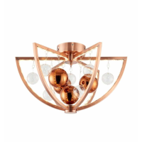 Modern Style Copper Finish Muni Ceiling Lamp Wall Lighting 28 x 47cm
