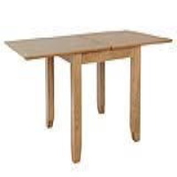 Light Oak Flip Top Extending Kitchen Dining Room Table 85 to 170cm 6 Seater Tapered Legs