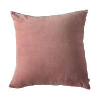 Blush Cotton Velvet Cushion Blush Large