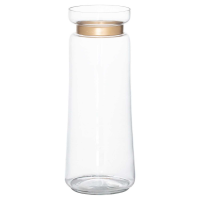 Modern Style Tall Gold Collared Home Accessories Bottle Vase 39 x 15cm