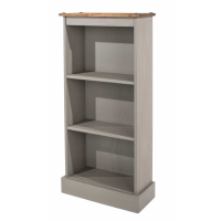 Corona Grey Low Narrow Bookcases