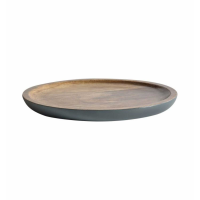 Plate Large Grey