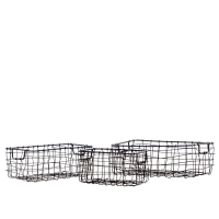 Mini Wire Baskets Set of 3