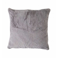 Fur Cushion Mid Grey